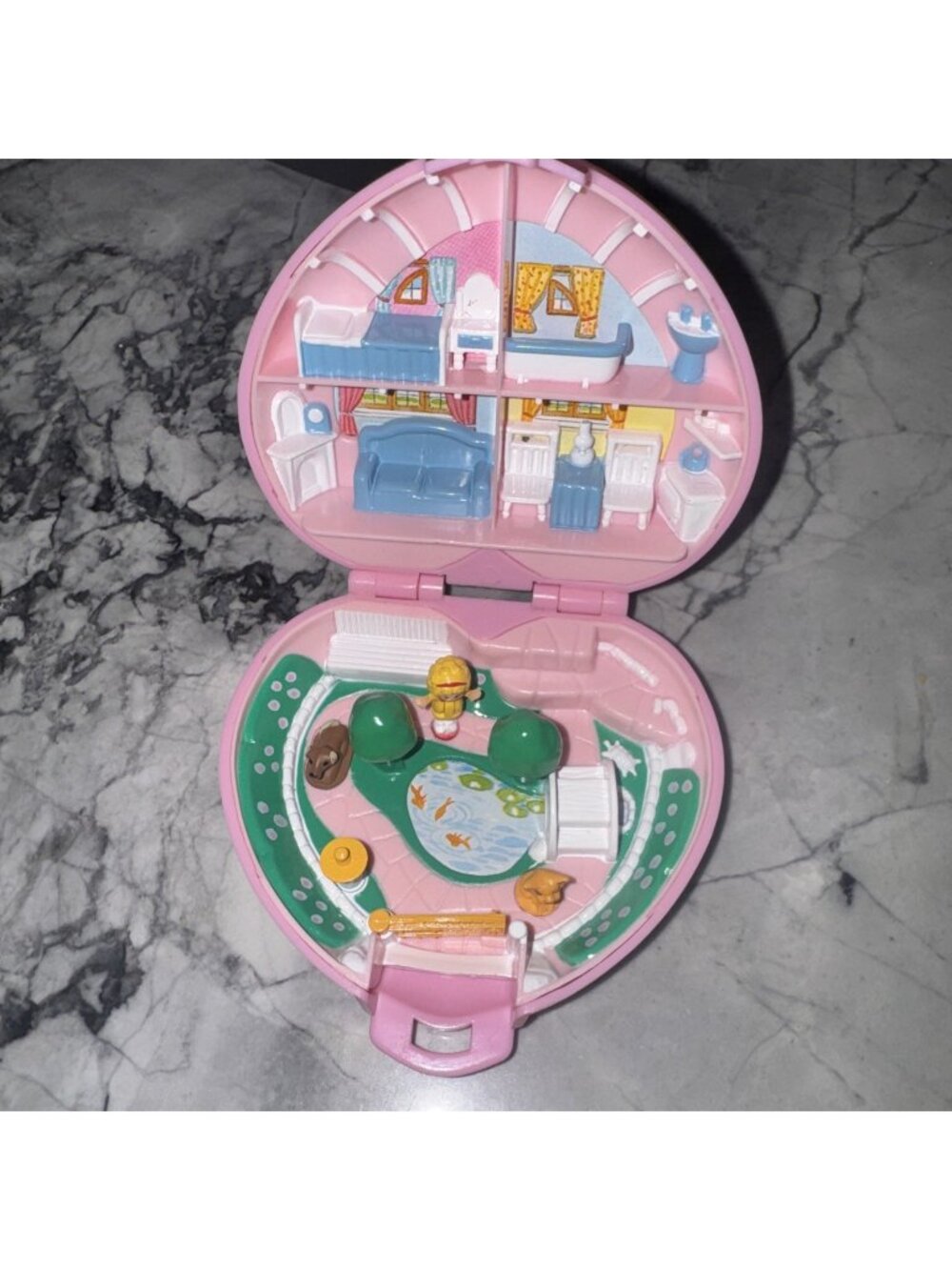 Polly Pocket COUNTRY COTTAGE 1989 Vintage Bluebird Toys 100% COMPLETE